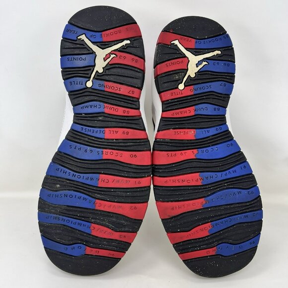 Nike Air Jordan 10 X Westbrook Class of 2006 Shoes White Men's Size 10.5 - Picture 8 of 9